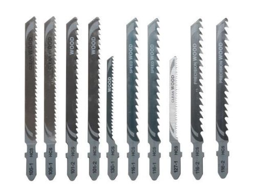 Picture of DeWalt 10 Piece Wood-Cutting Jigsaw Blades Set