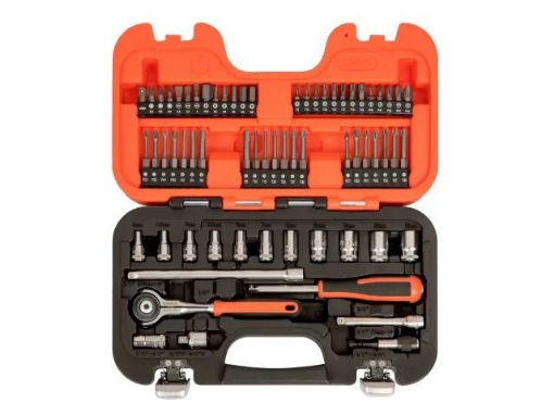 Picture of Bahco Metric 1/4in Drive Swivel 65 Piece Socket Set