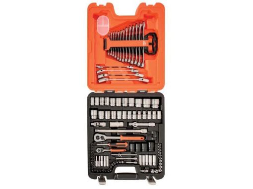 Picture of Bahco S106 Socket & Spanner Set of 106 AF & Metric 1/4 & 1/2in Drive