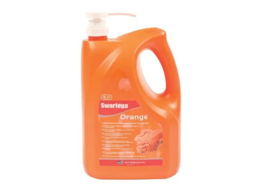 Picture of Swarfega Orange Hand Cleaner 4 Litre Pump Bottle