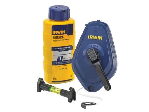 Picture of Irwin Strait Line 30m / 100ft Chalk Line, Chalk & Line Level Set