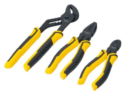 Picture of Stanley Control Grip Pliers Triple Pack