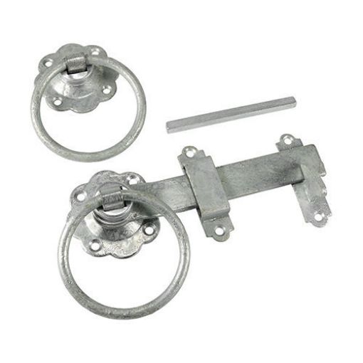 Picture of Timco Ring Gate Latch - Plain - Hot Dipped Galvanised 6in