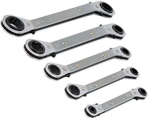Picture of Olympia 5 Piece Offset Ratchet Combination Wrench Set