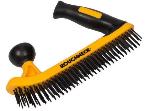 Picture of Roughneck Two-Handed Wire Brush Soft-Grip