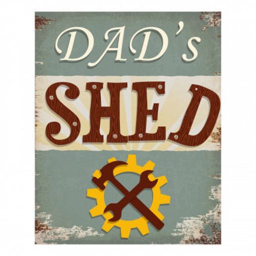Picture of Primus "Dad's Shed" Metal Plaque