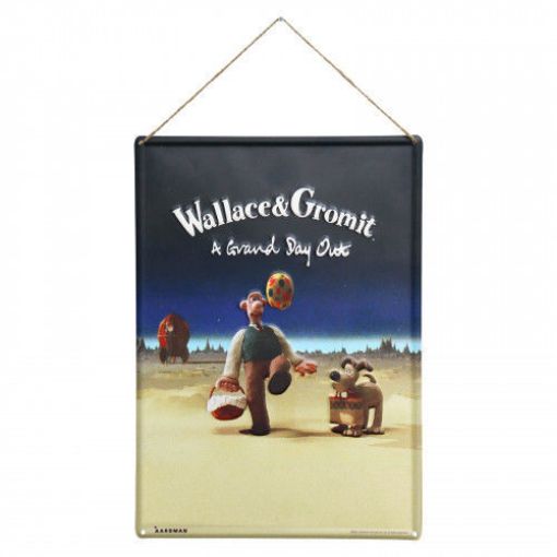 Picture of Primus "Wallace & Gromit - A Grand Day Out" Metal Plaque
