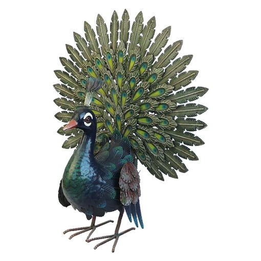Picture of Primus Small Metal Displaying Peacock