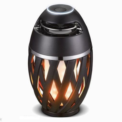 Picture of Luceco Decorative Tooth "Flame" Speaker IP65 Rated, Rechargeable With USB Charger