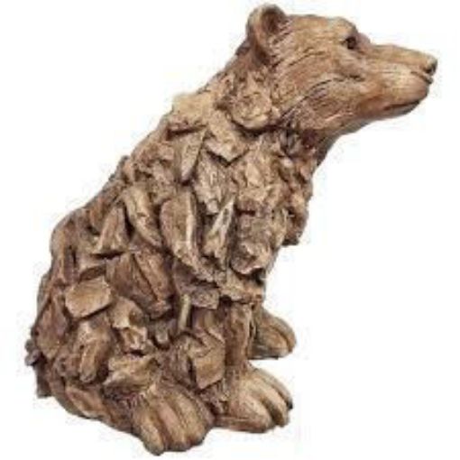 Picture of Primus Wood Effect Polyresin Polar Bear