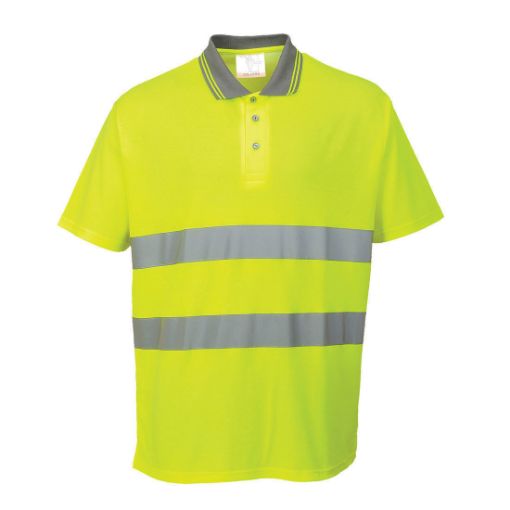 Picture of Portwest S171 Hi-Vis Polo Shirt - Yellow