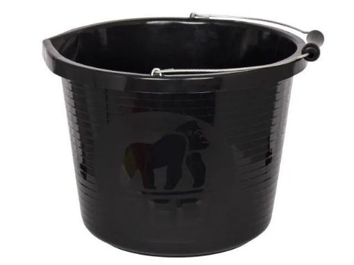 Picture of Red Gorilla 14 litre / 3 gallon Premium Bucket - Black
