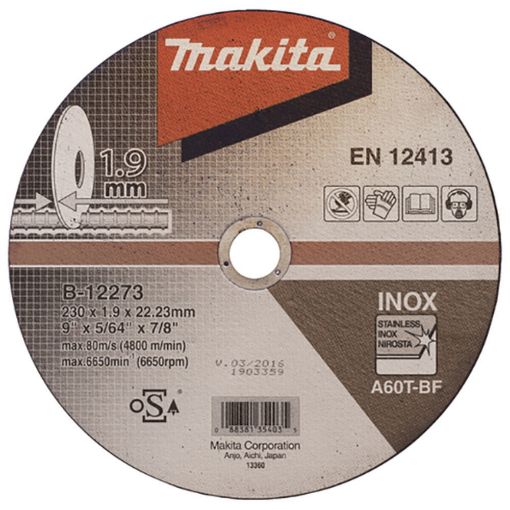 Picture of Makita Cut-Off Wheel 230 mm, A60T