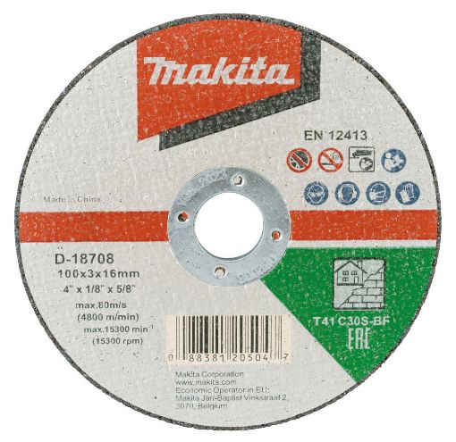 Picture of Makita Cut-off Wheel 100 x 16mm, C30S