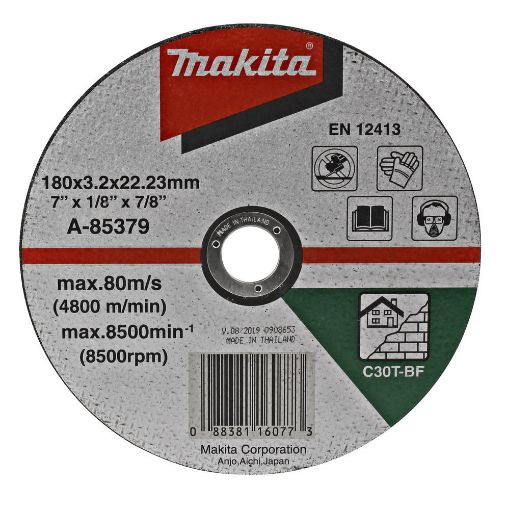 Picture of Makita Cut off wheel 180 x 3 x 22.23mm