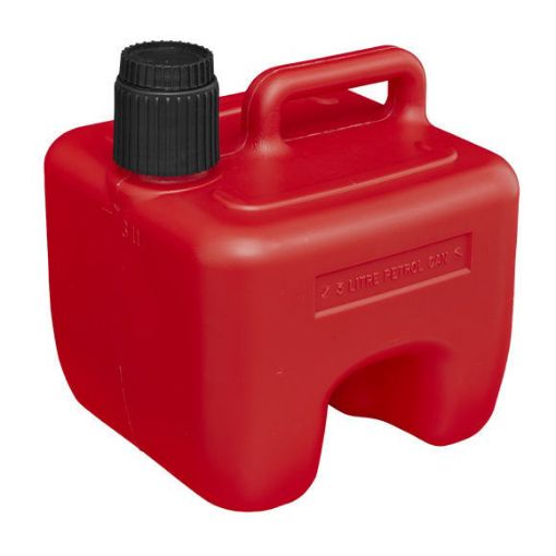 Picture of Sealey 3L Stackable Fuel Can - Red