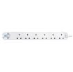 Picture of Masterplug  6 Socket Surge Protected 2m Extension Lead With 2 x USB Ports