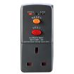 Picture of Masterplug RCD Safety Adaptor - Grey
