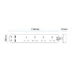 Picture of Masterplug 4 Socket Surge Protected Extension Lead With 2 x USB Ports