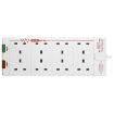 Picture of Masterplug 8 Socket 13A 2m Surge Protected Extension Lead