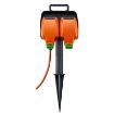 Picture of Masterplug 15m 13Amp Outdoor Lead Garden Spike & 2 Gang Sockets