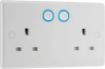 Picture of BG Electrical Dual Smart 13A 2G Socket - Wireless Controlled Electrical Socket