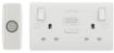 Picture of BG Electrical Nexus 13A Twin DP Switched Socket with Built-In Door Chime