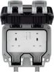 Picture of BG Electrical Double Weatherproof Outdoor Switched Power Socket - IP66 Rated, 13 Amp