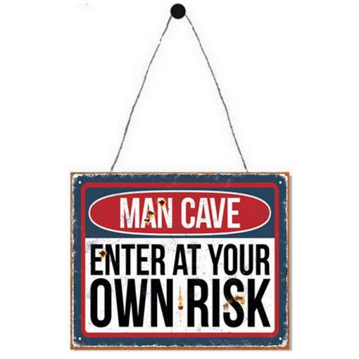 Picture of Primus "Man Cave Enter At Own Risk" Metal Plaque