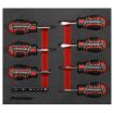 Picture of Sealey 17 Piece GripMAX Stubby Screwdriver Set AK4371