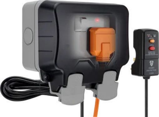 Picture of BG Electrical Outdoor Twin Socket 3m Cable & RCD Kit