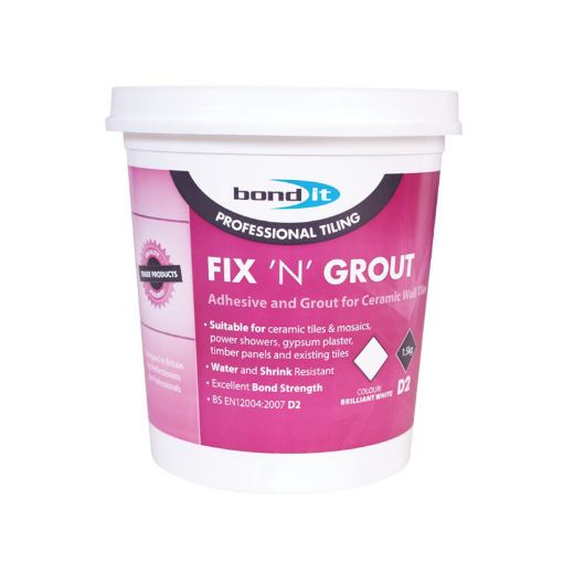 Picture of Bond It Fix'n'Grout Tile Adhesive & Grout - 1.5kg