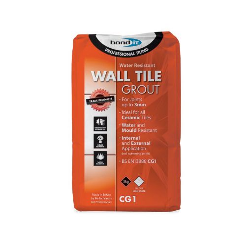 Picture of Bond It White Wall Tile Grout - 3kg