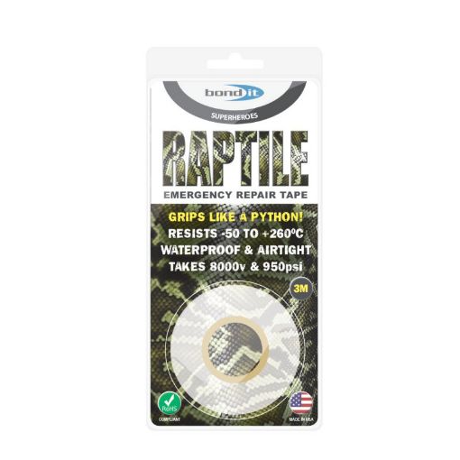 Picture of Bond It Raptile Repair Tape - Clear, 25mm x 10in