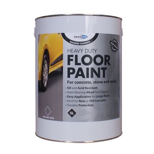 Picture of Bond It Heavy Duty Alkyd Based Floor Paint - 5 Litres - Grey