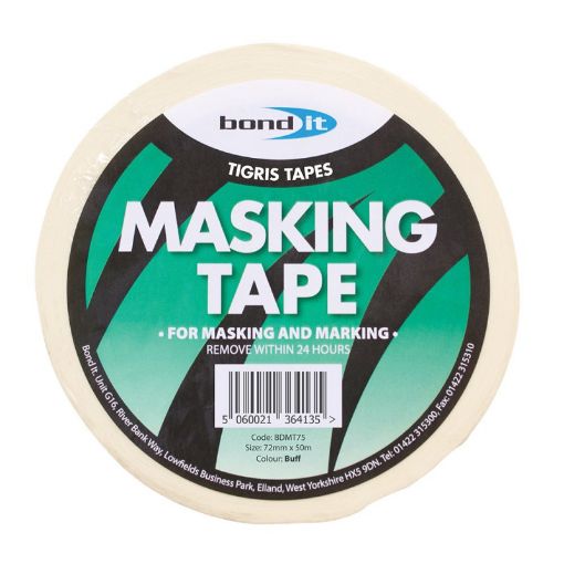 Picture of Bond It Masking Tape - 72mm x 50m