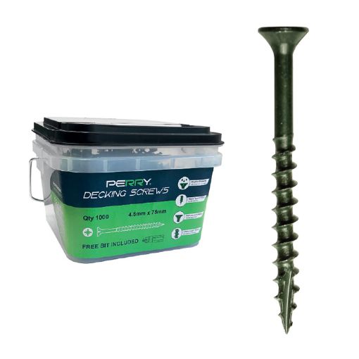 Picture of Perry No.6012/T Decking Screw 17 - 4.5 x 60mm Tub of 800