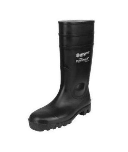 Picture of Beeswift/Dunlop Aston Safety Black Wellington - Black