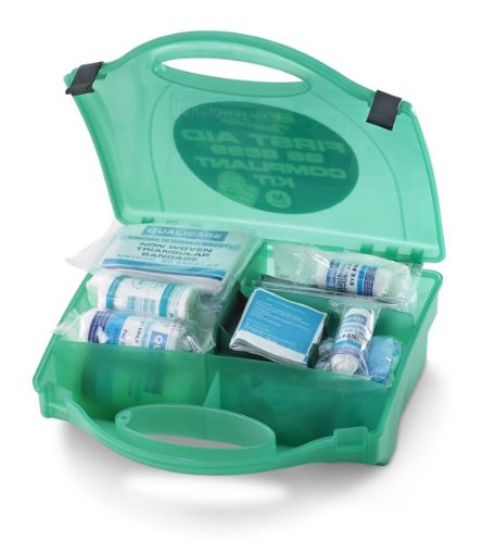 Picture of Click Medical Bs8599 Medium First Aid Kit Green