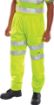 Picture of Beeswift Fleece Jogger Hi-vis Trousers - Yellow