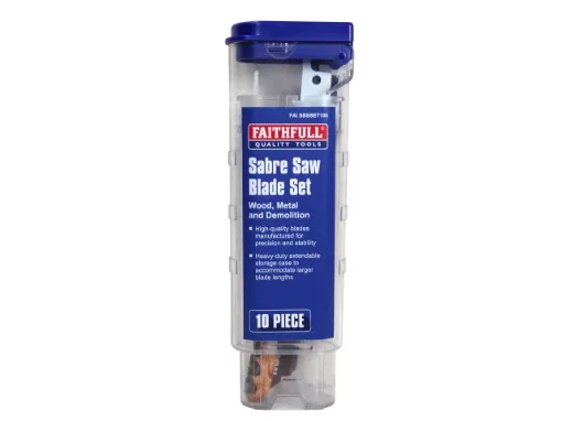 Picture of Faithfull 10 Piece Sabre Saw Blade Set