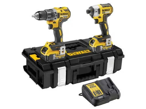 Picture of DeWalt DCK266P2 XR Brushless Twin Pack 18V 2 x 5.0Ah Li-ion