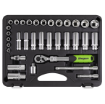 Picture of Sealey 34 Piece Extendable Ratchet Socket Set 3/8"Sq Drive