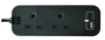 Picture of Masterplug Compact Travel Extension Lead - Black