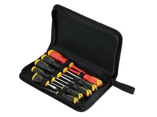 Picture of Stanley 10 Piece Mixed Screwdriver Set in Wallet