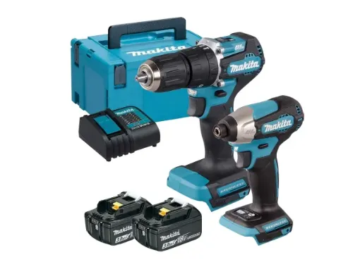 Picture of Makita 18V LXT 2 Piece Brushless Kit 18V 2 x 3.0Ah Li-ion