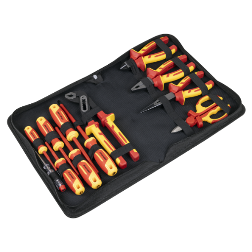 Picture of Sealey 12 Piece Screwdriver, Pliers & Scissor Set - VDE Approved