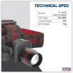 Picture of Sealey Head & Hat Torch 3W SMD LED