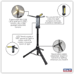 Picture of Sealey Rechargeable Flexible Floodlight with Tripod 24W COB LED & 5W SMD LED
