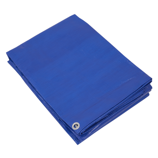 Picture of Sealey Lightweight PE Tarpaulin 5.49 x 7.32m - Blue